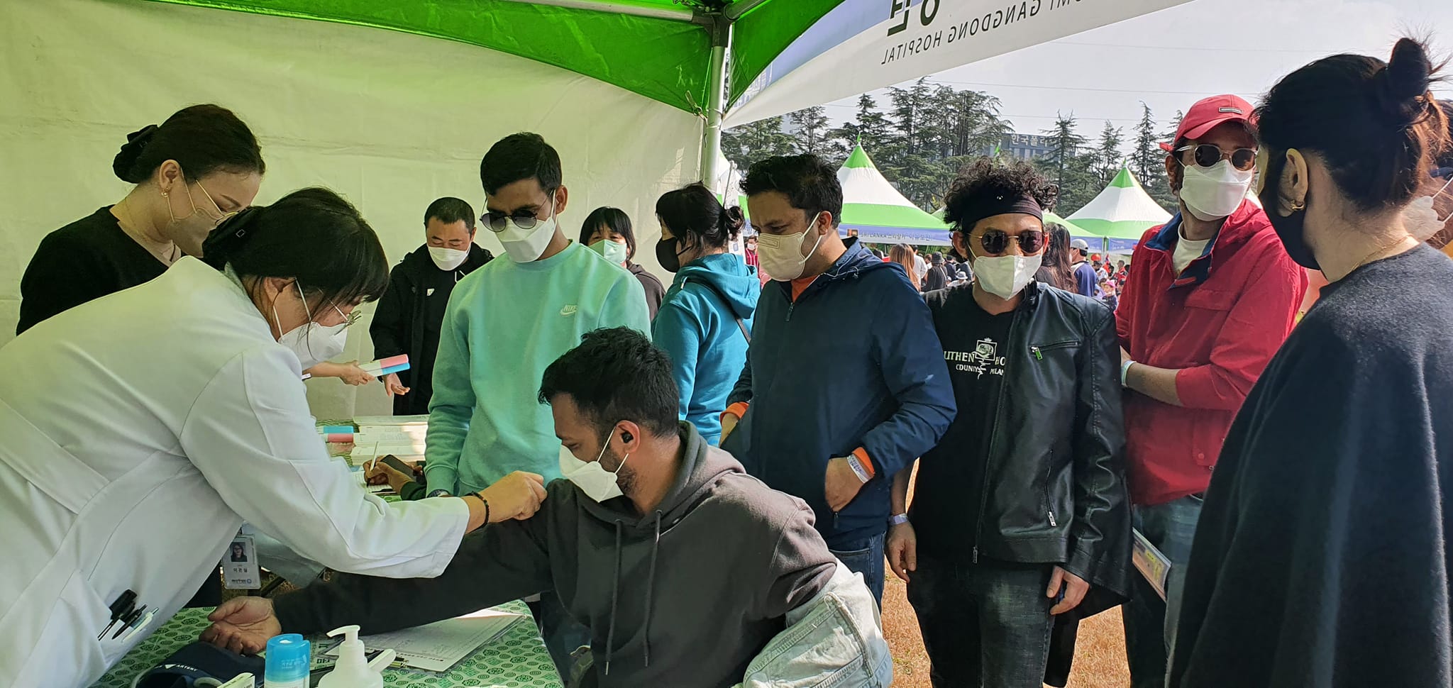 구미 외국인 근로자 문화축제에 국제진료팀 참여 성황리 마쳐... 첨부 이미지