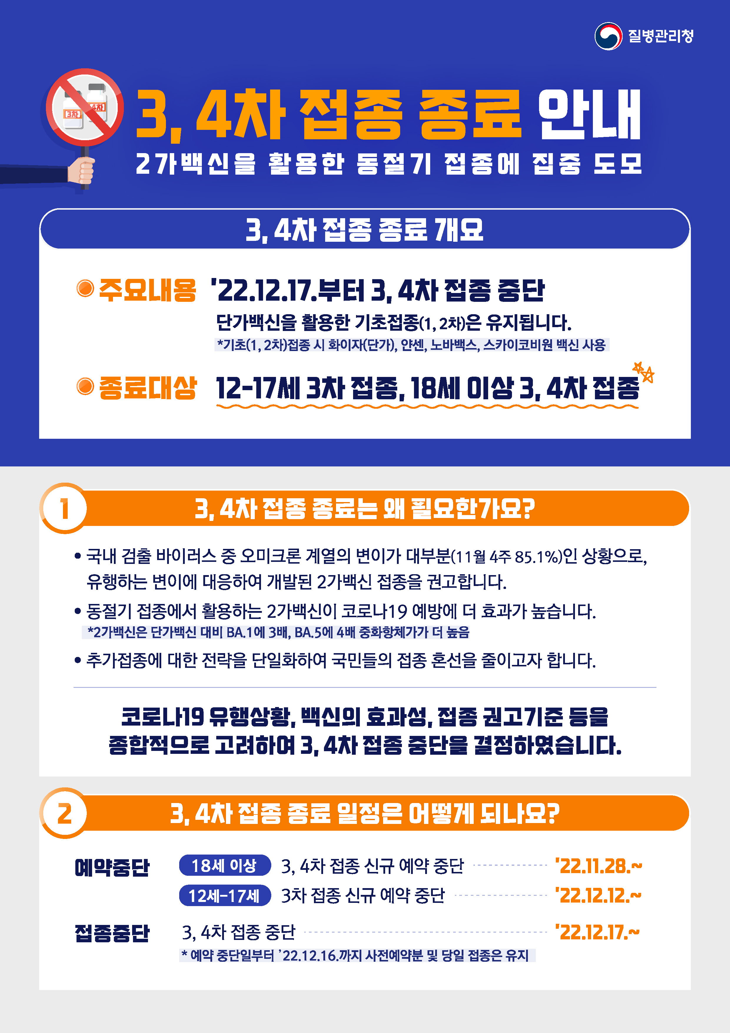 [감염] 동절기 코로나19 예방접종 12세 이상으로 확대 안내 첨부 이미지
