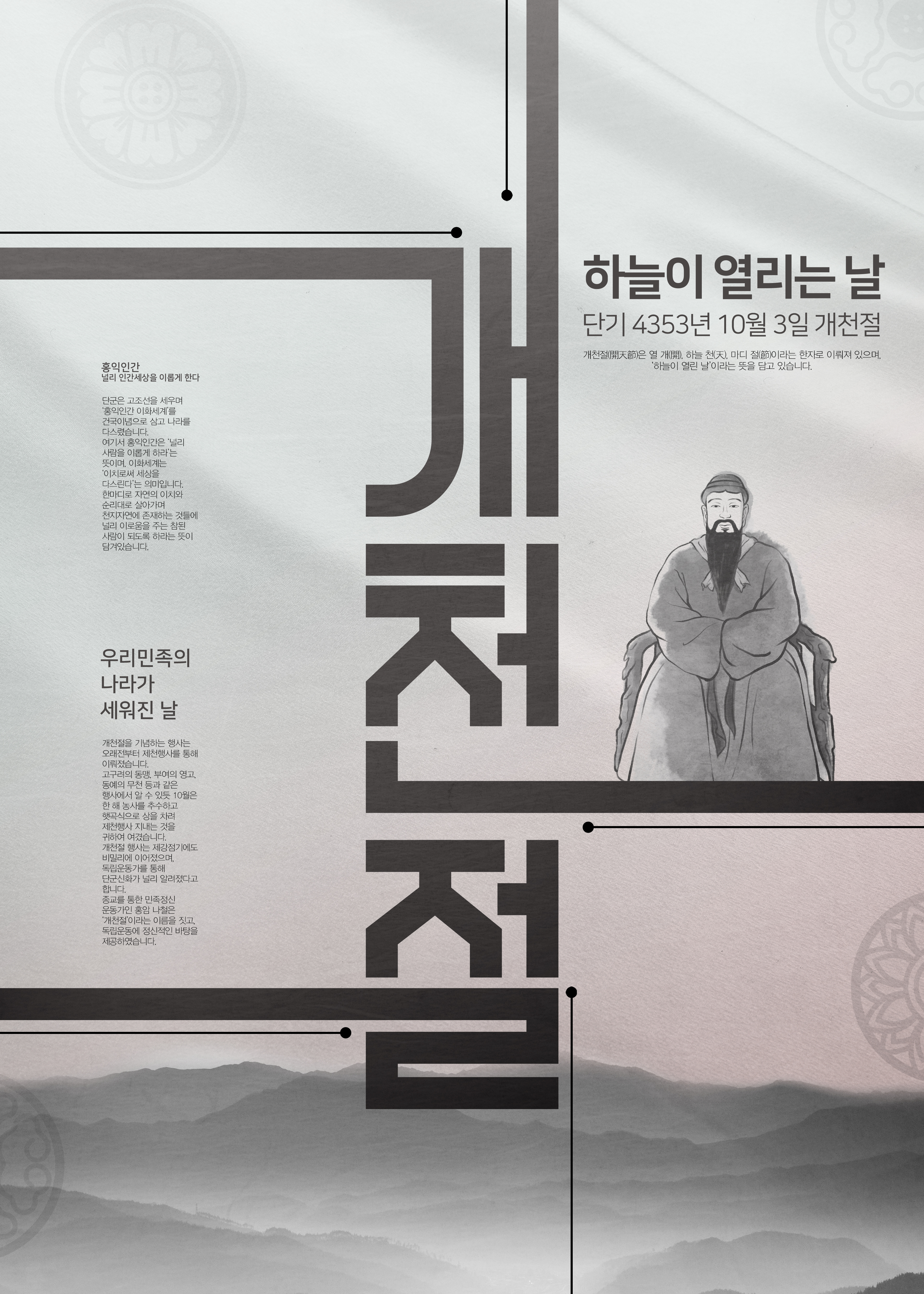 10월 3일 외래 휴진. 그리고 하늘이 열린 개천절 그 의미와 유래 첨부 이미지